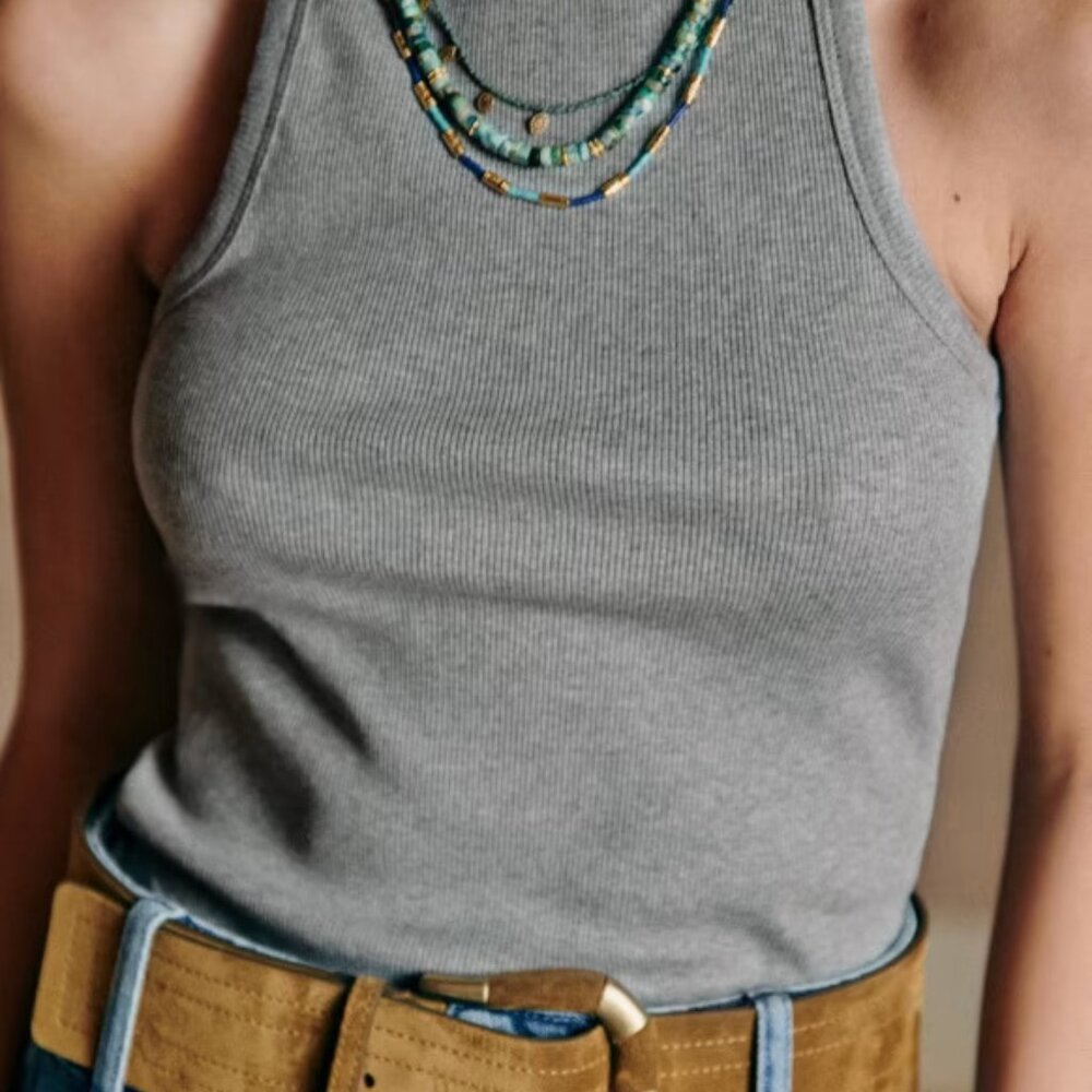 Sezane Marcelo Top in Grey (36/S)